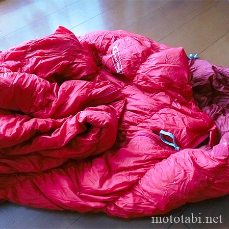 モンベルの寝袋