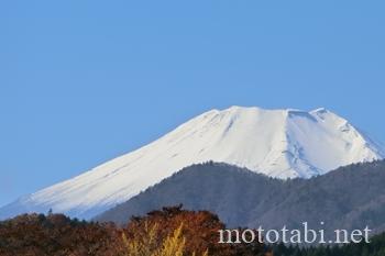 どうし道からみた富士山