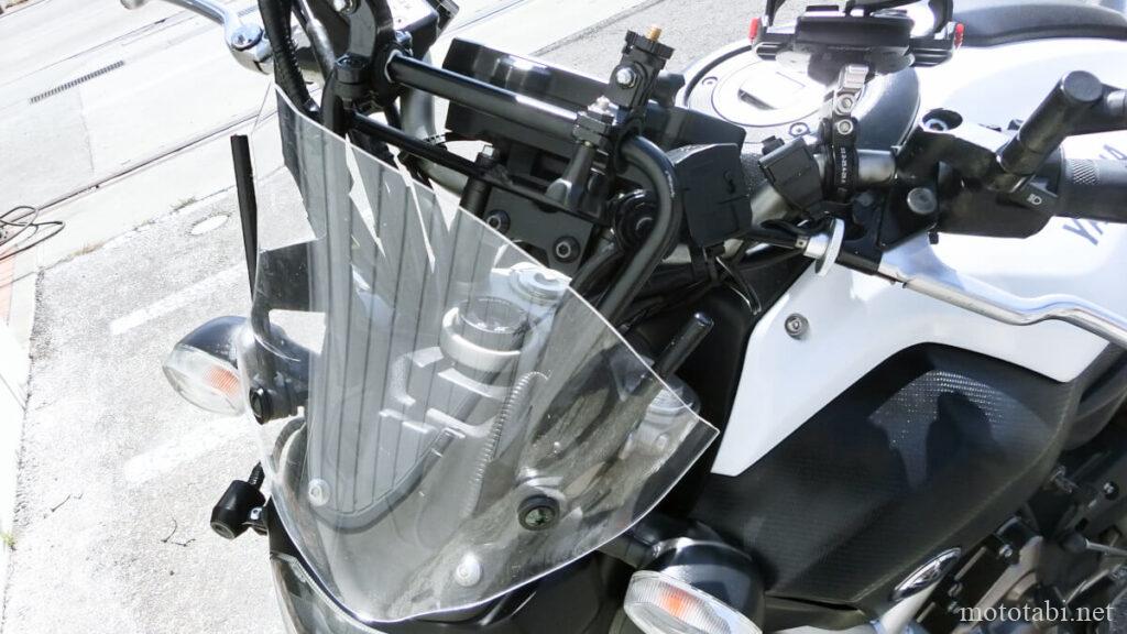 ヤマハMT07・ロングスクリーン