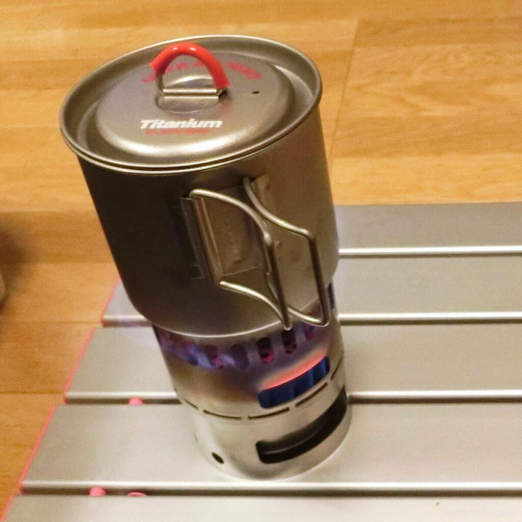 チタンアルコールストーブ