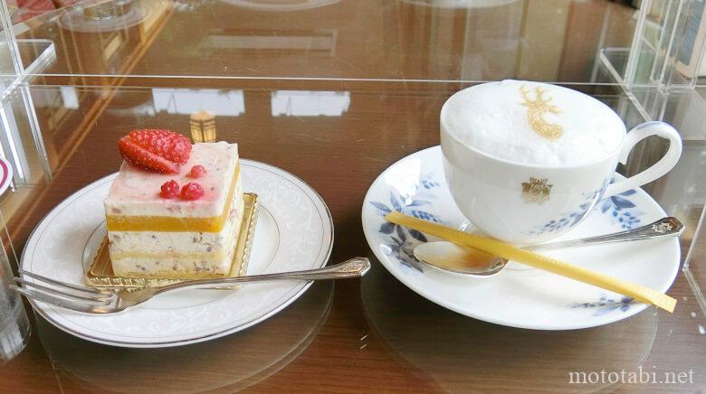 奈良ホテル・ケーキふわふわカプチーノ