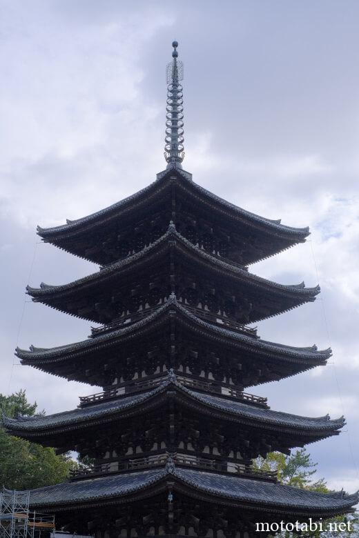 奈良市・興福寺の五重塔