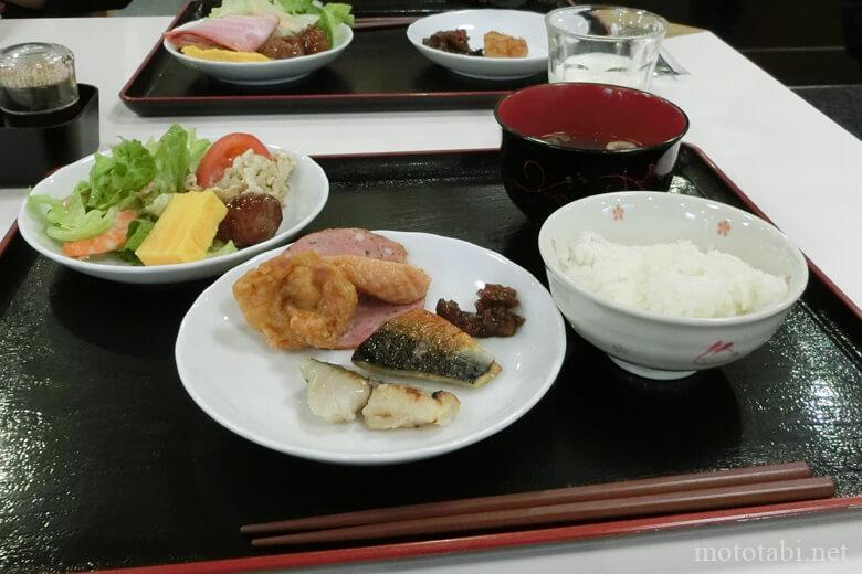 ホテルテトラ・バイキングの朝食