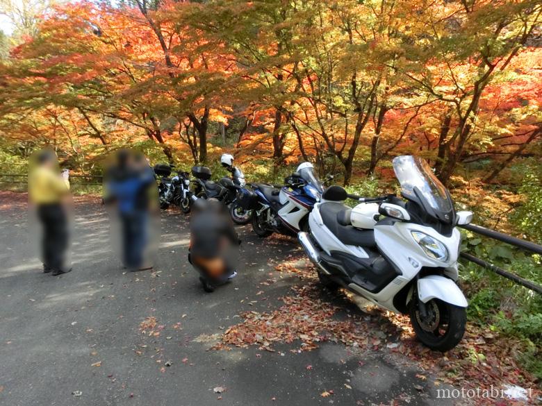 もみじとバイク