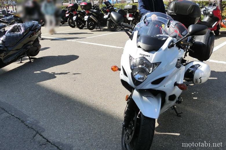 インテックス大阪のバイク駐輪場