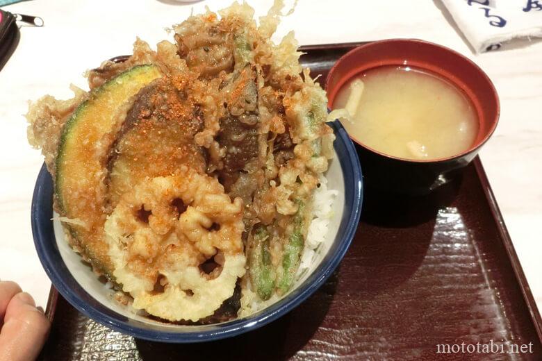 上里サービスエリアの天丼てん