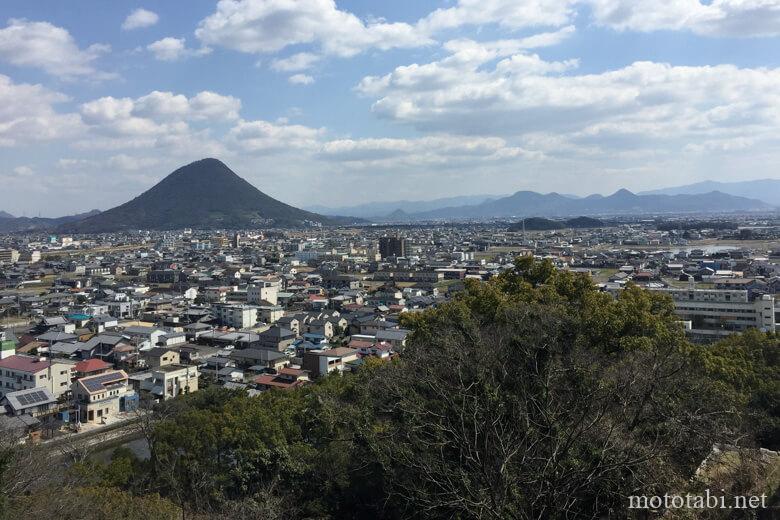 丸亀城からの景色