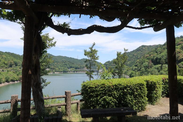 滝畑ダムの展望台